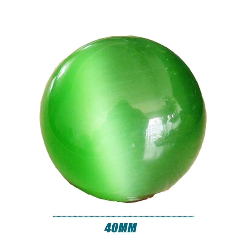 Green ball with '40MM' text on a white background