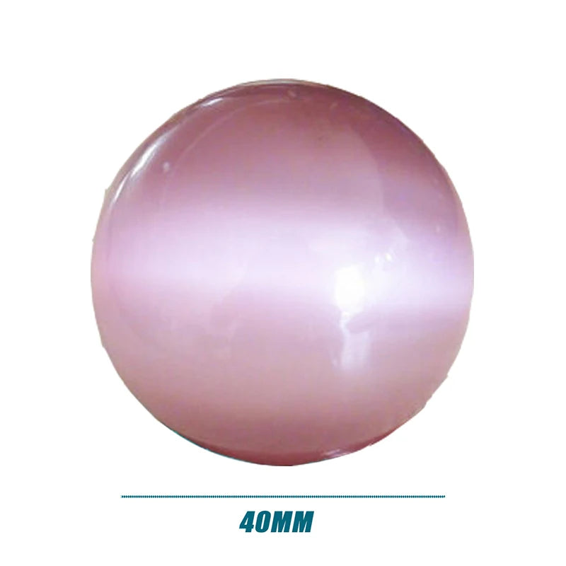 40mm pink pearl on a white background