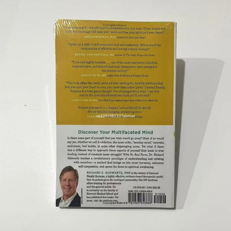 Back cover of a book with text and a barcode on a white background