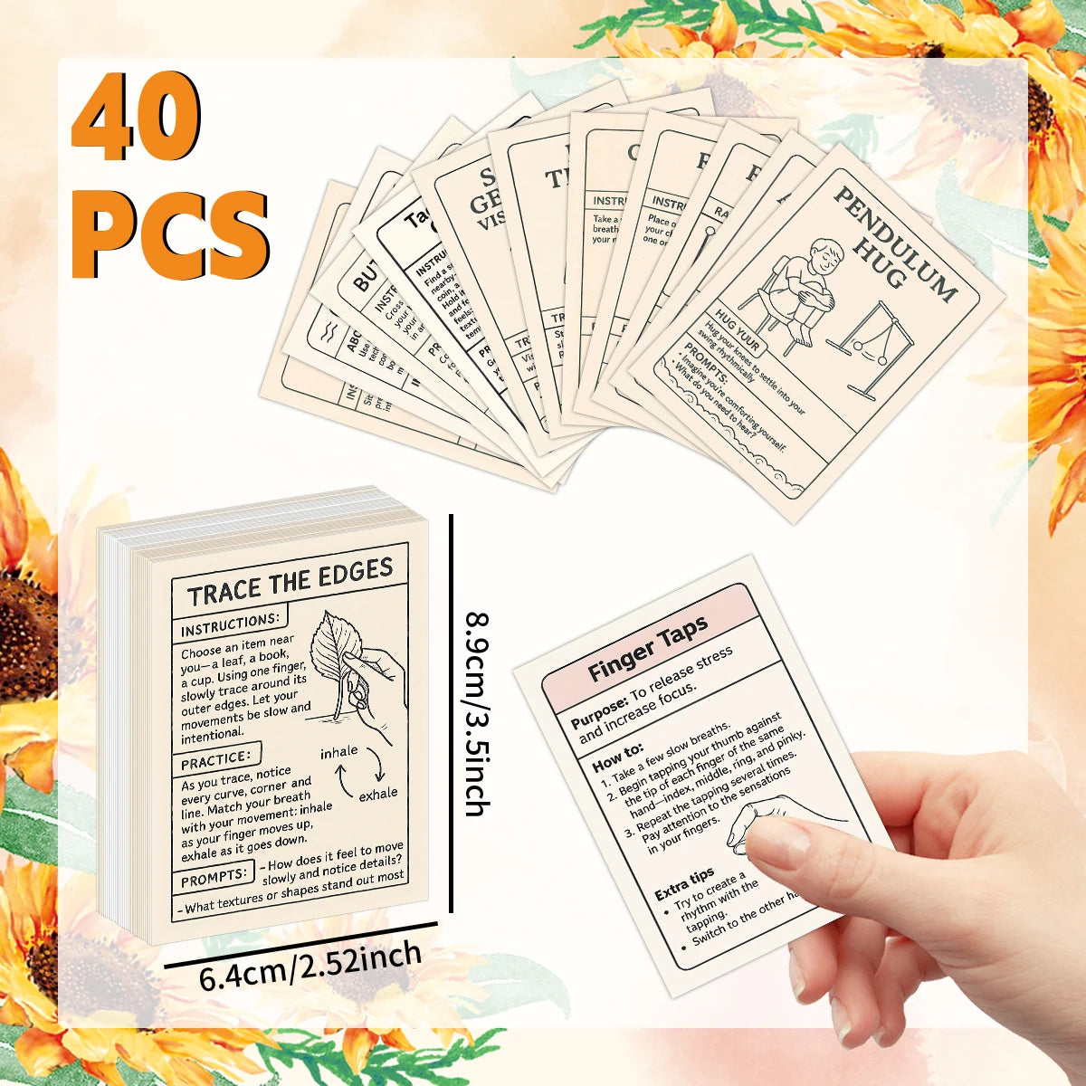 Somatic Therapy Coping Skills Cards