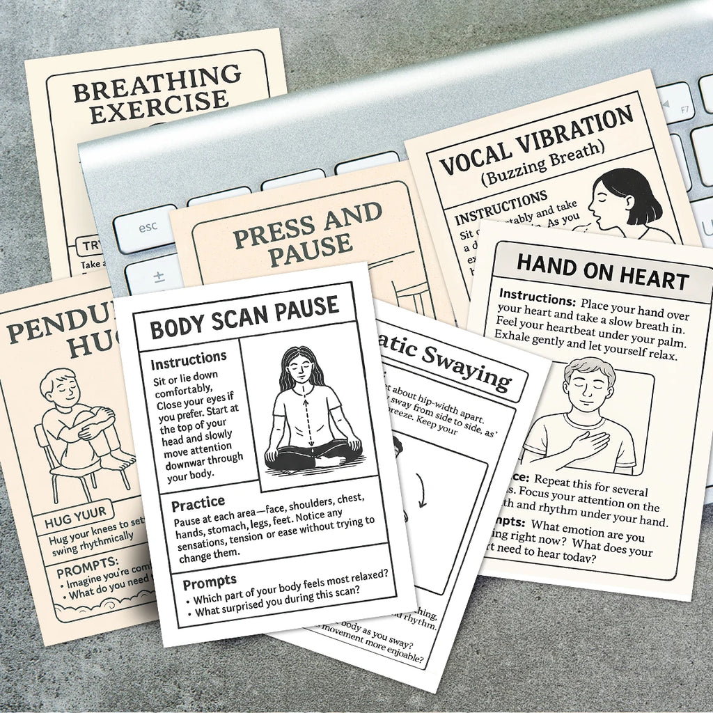 Somatic Therapy Coping Skills Cards