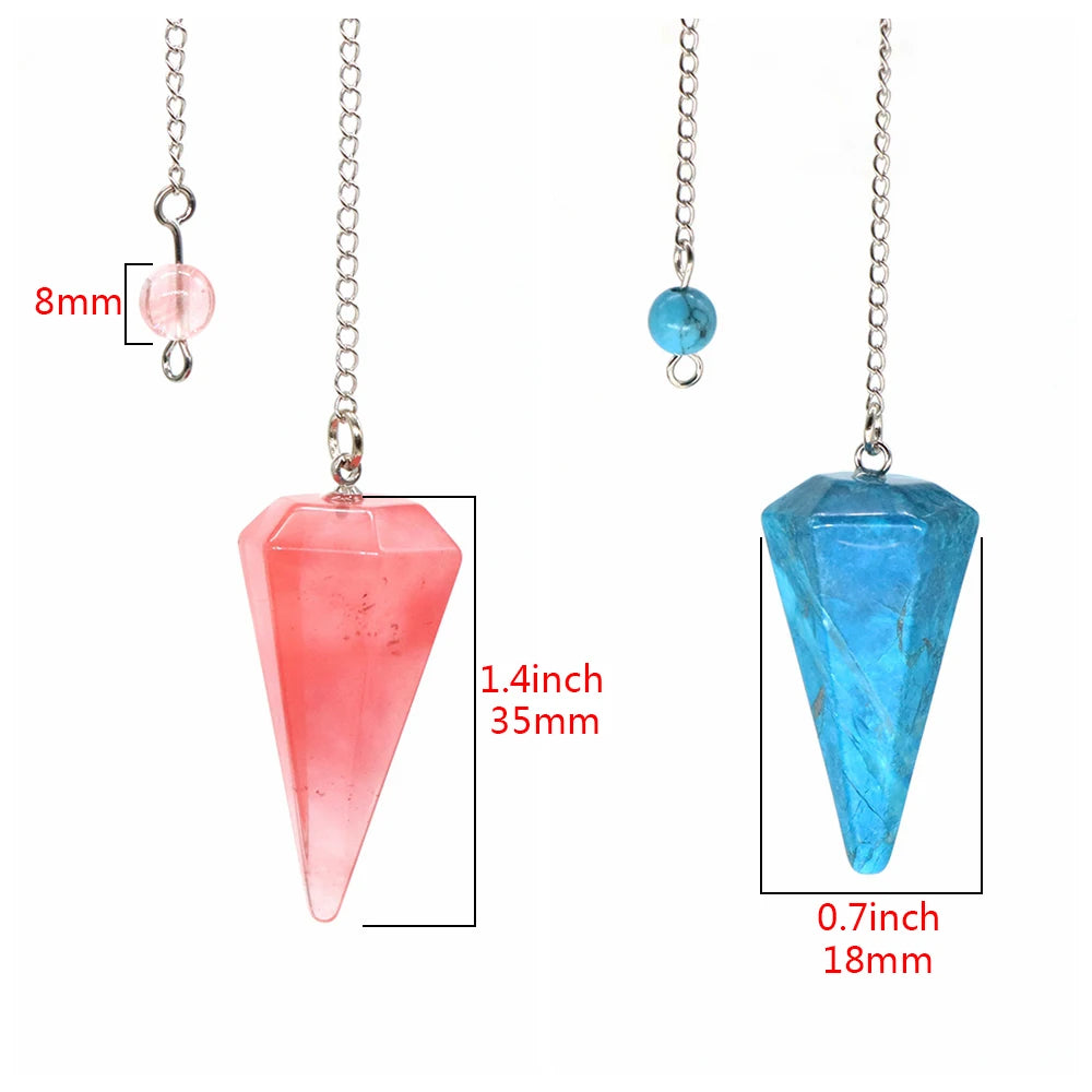 7 Chakra Crystal Pendulum