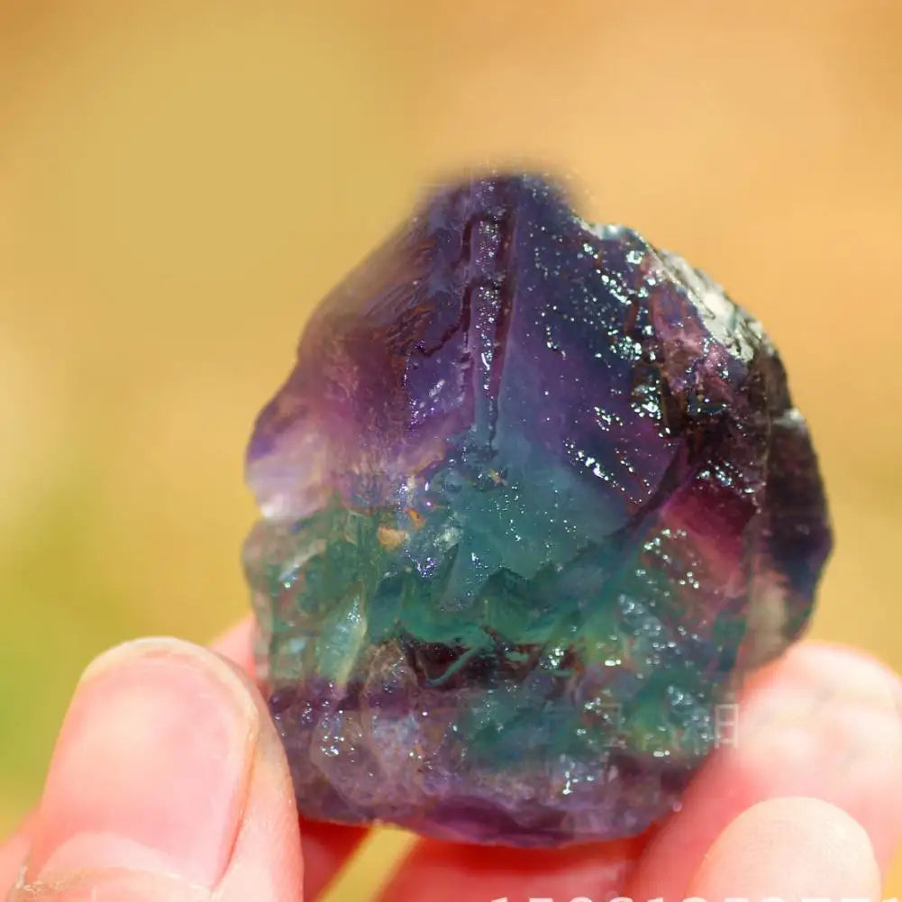 Rainbow Fluorite Raw Crystal Specimen