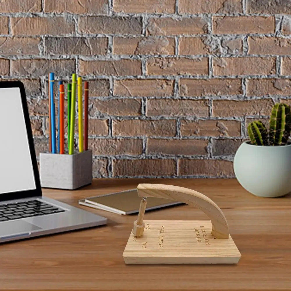 Wood Decision Maker Pendulum - Magnetic Wooden Dowsing Tool