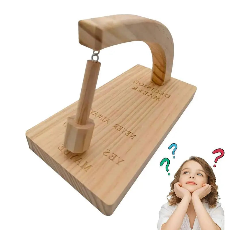 Wood Decision Maker Pendulum - Magnetic Wooden Dowsing Tool