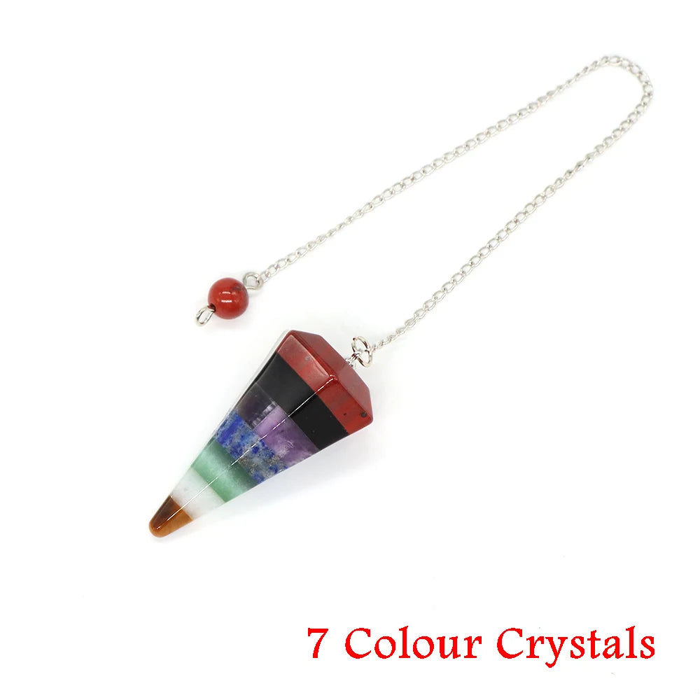7 Chakra Crystal Pendulum