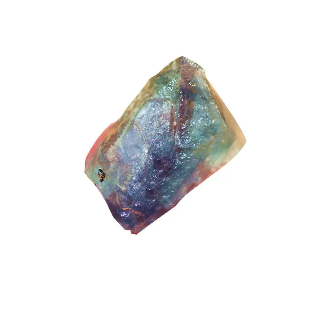 Rainbow Fluorite Raw Crystal Specimen