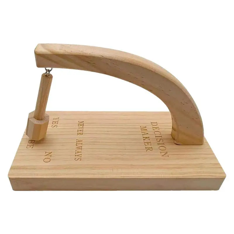 Wood Decision Maker Pendulum - Magnetic Wooden Dowsing Tool