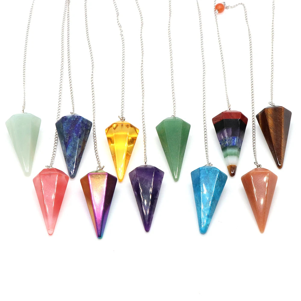 7 Chakra Crystal Pendulum